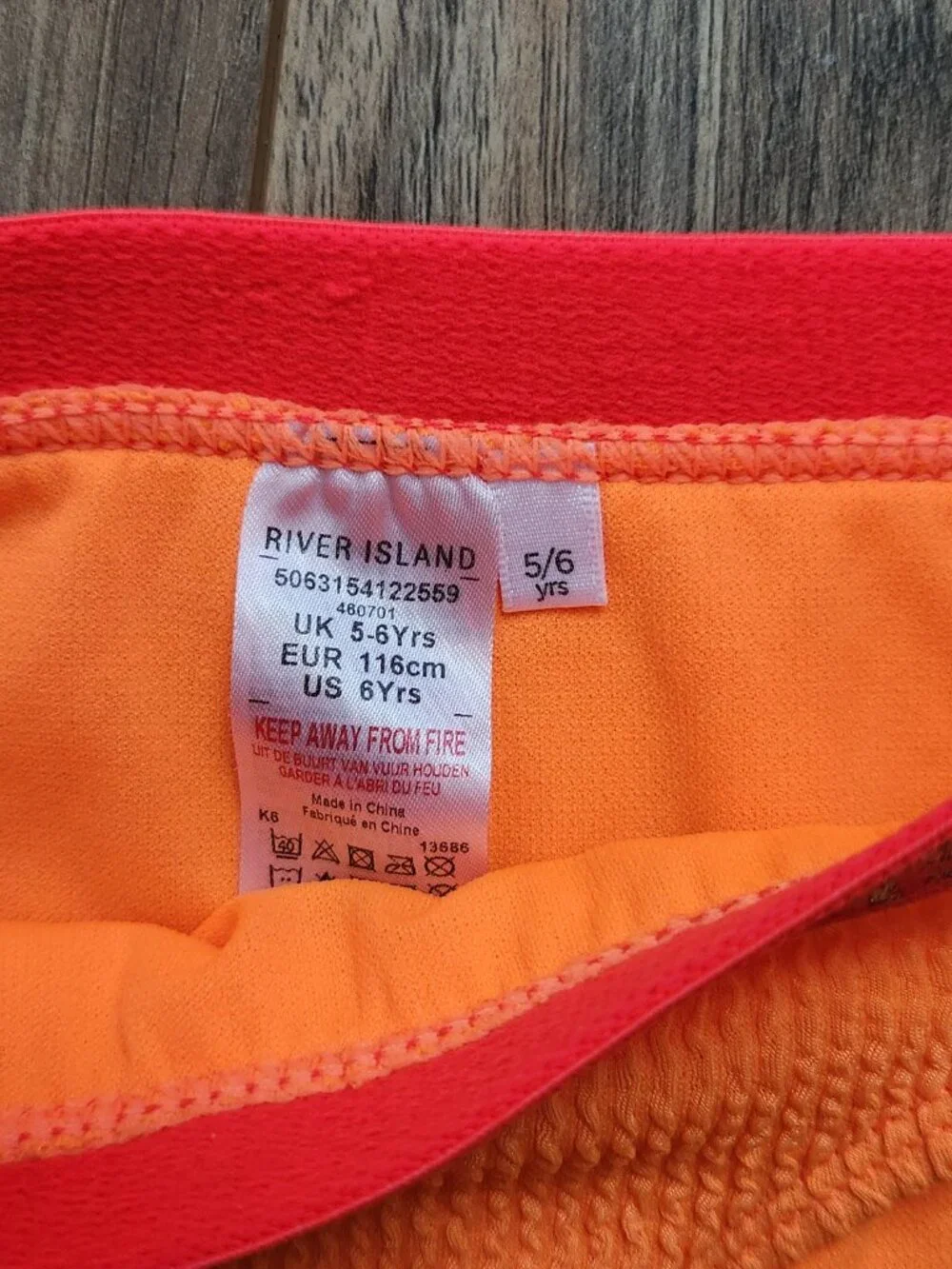 River Island Girls Textured Elastic Bikini Set